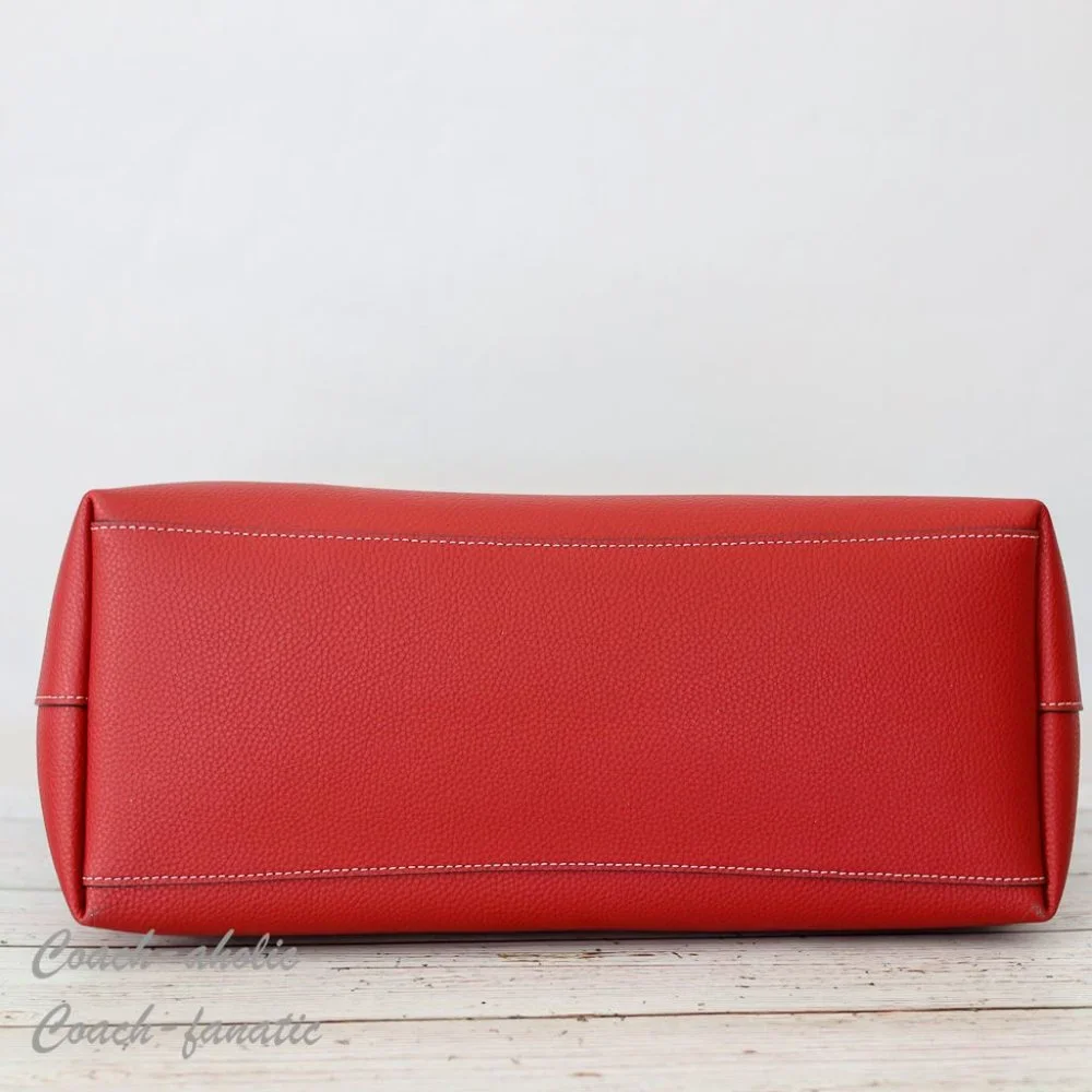 NWT 89975 Disney X Coach Central Tote With Zip With Mickey Mouse Motif in Red - Picture 10 of 12